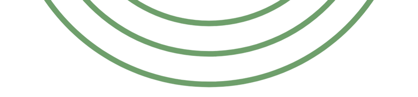 Design element: 3 downward facing green arches